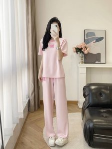套装 2670新款罗意威两件套套装 采用醋酸棉面料柔软舒适 撞色时尚简约风 面料已固色高品质 Smlxl