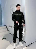 p560 普拉达 2024秋冬新款时尚休闲套装 品牌经典Logo ，舒适度极好，手触感强烈。辨识度极高 定制进口面料 色泽清新 做工精细 ～上身超赞 【：码数】