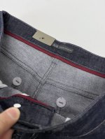 A X家大牌25Ss早春最新品，男士限定款时装丹宁重工洗水工艺装饰黑蓝色神百搭的牛仔裤！ 贸易公司渠道货，重磅级奢华尖货，25年早春新品，纯正血统品质，绝版稀罕
