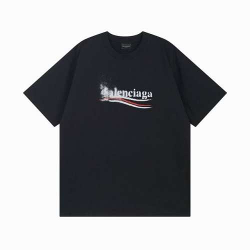 Balenciaga 巴黎世家2025 Ss 经典可乐海浪涂鸦印花短袖T恤 本市场No.1的质量 真正天花板品质 全部原版开发注意细节图 避免被盗图商家混发 正