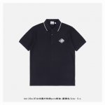 burberry 博柏利 25Ss Bt立体魔方刺绣polo短袖-藏青色 面料采用 G专用珠地面料 宝蓝色珠地布为原版定染 前幅魔方绣花图案 进口田岛机万针刺绣