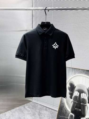 路易威登 Lv 2025Ss夏季新款 翻领短袖T恤 Polo衫，高端版本！专柜定制面料 透气舒适度高，细节无可挑剔，品牌元素设计理念，体现高品质。手感细腻柔软！