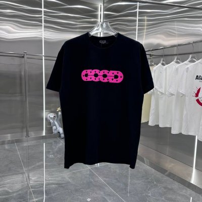 Good 2025春夏新款 260克短袖T恤 发泡印花工艺 男女同款 S M L Xl Xxl 五个码 黑色 白色