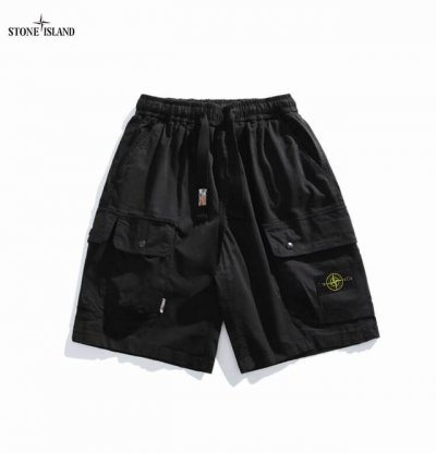 上新 ！！ ！！！ Stone Island石头岛 高品质 日系高街设计感超强宽松微弹立体袋机能工装五分短裤 高街达人超级爆款 海内外人气爆款∽ 采用国标舒适健