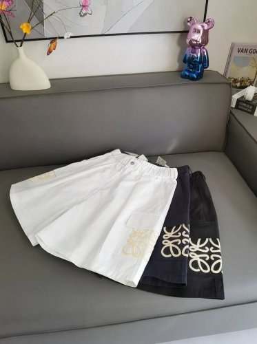 30Ss新款罗意威 字母刺绣短裤 男女同款！可搭配衬衫上衣套装！ 颜色：黑色 白色 藏青 尺码：S.M.L.Xl