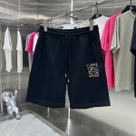Low 夏季新款短裤 前后幅Logo字母绣花休闲裤 短裤 男女同款 M L Xl Xxl Xxxl五个码 黑色