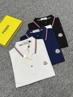 p210 蒙口 2025# Ea夏季新款短袖T恤Polo，客供定制珠地面料，简单时尚款，超级好看！简单大方的款式！满满的高级感，四季可穿。 颜色：黑色 白色 s
