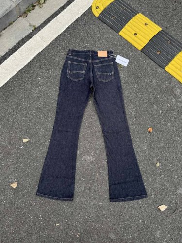 顶级版本-款号T22 自主Ac 24Fw喇叭牛仔裤1M洗水牛仔裤情侣同款 颜色：蓝 尺码：S-Xl