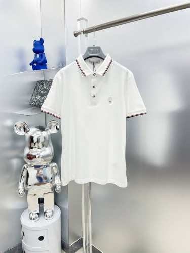 Mon*蒙口 2025Ss夏季新款刺绣徽标翻领polo衫短袖 M 经典商务 高端男装的天花板级别的商务男款！ 简约时尚大气不失优雅，单穿内搭体面过人，品质控 细
