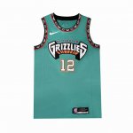 款号：S12 顶级刺绣版本 Nike Nba 复古限定经典版球衣 Sw球迷版 孟 菲斯灰熊队 莫兰特 12号 官网同步上新 新款选定各路大神上身同款 刺绣背心