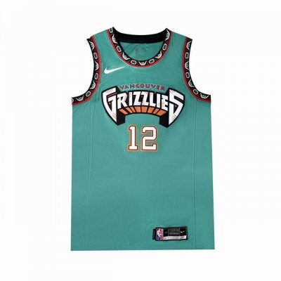 款号：S12 顶级刺绣版本 Nike Nba 复古限定经典版球衣 Sw球迷版 孟 菲斯灰熊队 莫兰特 12号 官网同步上新 新款选定各路大神上身同款 刺绣背心