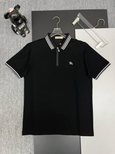 Burberry 巴宝莉 战马刺绣新款拉链polo衫 原版面料 官方同款 采用210克丝光珠地棉，定制 同缸染面料 手感非常舒服爽滑 版型挺阔有型 一线品牌代工