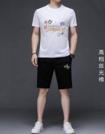 直 品牌 Lv路易威登 2025新款男士短袖短裤套装！官网同步销售！市面高端版本！手感细腻柔软！让你穿着更加舒适！立体裁剪版型超赞！尺码:M-5Xl 下单请报身