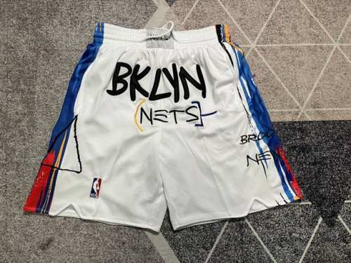 款号K43 顶级刺绣版本 Nike X Nba 官网同步新款“球裤”上新！ 耐克Nlke Nba布鲁克林篮网队 “地球是平的”德鲁大叔凯里.欧文City 音乐城