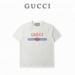本地自取170 gucci/古驰 25Ss 蛇年限定印花短袖 采用32支双纱100%纯棉260G面料；搭配32支1X1棉盖丝罗纹。黑&杏&用进口染料定染，多次调