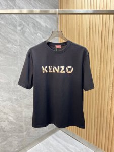 Kenzo 2025年春夏新品上新 三标齐全 丝光棉圆领短袖T恤 好货不用过多介绍 看细节 专柜码数：M-Xxxl 175 140建议L