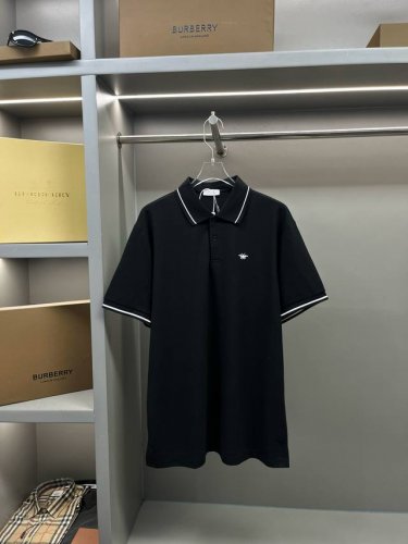 prada 普拉达 迪奥小蜜蜂刺绣新款polo衫 原版面料 官方同款 采用210克纯棉珠地面料，定制 同缸染面料 手感非常舒服爽滑 版型挺阔有型 一线品牌代工厂