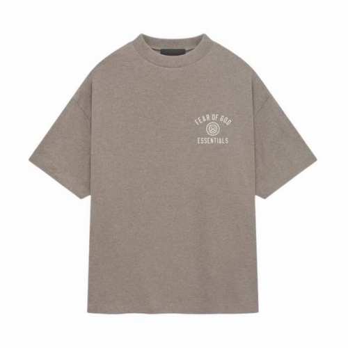 Fear Of God Essentials Fall24 校园Holiday系列 Jersey Crewneck Tee 字母Logo印花基础圆领休闲短袖T恤