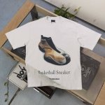款号 Zy6013 高版本 2025新款Balenciaga巴黎世家球鞋字母图案Logo印花休闲情侣宽松短袖T恤 Oversize宽松版型 独一无二的活性环保面