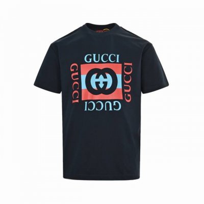 gucci 古驰 25Ss 双G方块Logo印花短袖 采用立体双G图标 叠层印花工艺 区别于普通的印花图标 采用高端冰感索罗娜布料 舒适透气不易变形 三标齐全