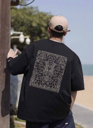 260G重磅纯棉 Nike 耐克 Nk 神秘图腾 短袖T恤 男女同款 半袖 情侣款 面料工艺 1.260G重磅纯棉 100%棉 恰到好处的克重 上身有型不显轻飘