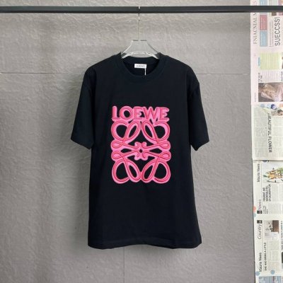 A32 loewe 罗意威 高版本300高克重 刺绣工艺 独家专供新款原单男士休闲短袖 高端定制 高版本 时尚百搭爆款 进口面料 手感超柔软细腻 穿着亲肤舒适