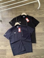 Hh海丽汉森冰感速干压胶口袋圆领速干衣 面料采用冰感技术，特殊凉感干爽面料 能带来凉爽触感，高效速干，穿着体感清爽不粘腻。 运用先进的吸湿排汗技术，可快速吸收并