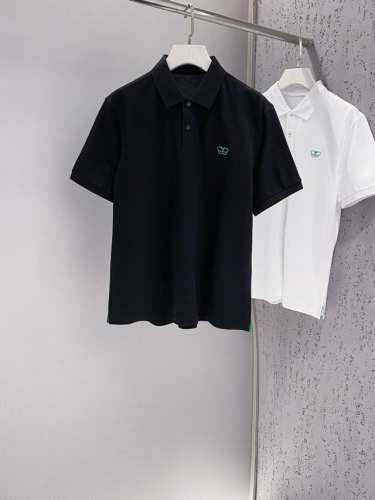 Bv~经典Logo绣花装饰短袖polo衫 2025春夏新品 珠地网眼布棉，面料如蜂巢状排列，饱满圆润高级感，有筋骨、细腻、吸汗透气舒适 胸前Bv-Logo标识绣