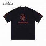 130【原单】款号：Bl002 【上新】Balenciaga 巴黎世家 Lion Club盾牌刺绣字母短袖- balenciaga Lion Club水洗短袖