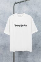 款号 M011# maison Martin Margiela 梅森马吉拉25Ss 肩麦破洞刺绣款短袖T恤 yb一比一开发 100%棉 采用订色订染毛圈纯棉衣面