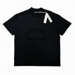玄青黑 顶级版本Fear Of God Fog Essentials复线23Ss最新款硅胶植绒字母印花短袖 猫眼反光硅胶印花，给人眼前一亮！光夜如新！ 全新的一