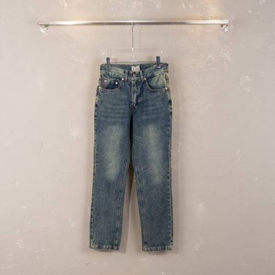 款M64 福神做旧长裤 Evisu脏脏做旧牛仔长裤 Evisu 福神牛仔裤 情侣款特供中山原厂原浆牛仔，面料环保，做旧拼接元素，和带有欧美风格的腰果花组合，与M