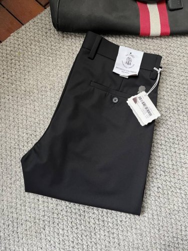 sl 超A代购级别强货 2025春夏专柜新款 专柜直供产品，顶级原单商务正装直筒男士西裤休闲裤。 25Ss 高端男士定制专柜高级品质，完美原版裤型设计打造奢华高