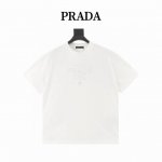 prada普拉达 经典款贴布刺绣短袖 尺码Xs-Xl