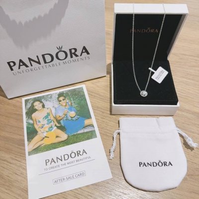 pandora 潘多拉 闪耀雪花项链 复刻版 高端复刻宛如冬日里的璀璨奇迹。其精致的雪花造型，细腻而灵动，每一片都雕琢出冰雪的纯净与梦幻。项链上镶嵌的宝石，如繁