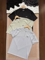 arc'teryx始祖鸟 高弹速干科技 刺绣半拉链夏季新款高性能短袖Polo衫 精选高弹速干科技面料，兼具柔软与挺括感，亲肤舒适，吸湿排汗性能优越，即使在炎热天