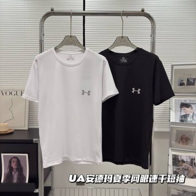 Ua安德玛锦纶冰丝网眼弹力 速干 冰丝爽滑轻薄T恤衫短袖 高端面料，爆炸开抢，疯狂起来每一个颜色上身都很有范 品牌 : 安德玛 尺码 : L-4Xl 颜色 :