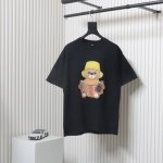 fendi 芬迪 23Ss 毛线小熊印花短袖定织纯棉面料 230G左右，不缩水不变形 舒适透气性好 高清数码印花 区别市场版本 经典百搭 三标齐 Size:Xs