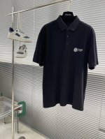 Dio 2025春夏翻领polo 系列 尺码: M-4Xl 版型：微阔版型 克重：220克重 成份：100%棉 珠地莫代尔 工艺：图案刺绣工艺 后幅烧花设计