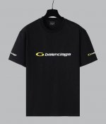 区别通货 ｜新款Ing 运动系列 Loop 运动图标短袖T恤 Loop Sports Icon复古球衣 水洗 圆领 正面和背面，袖子刺绣 ：黑，浅蓝 ： X④码