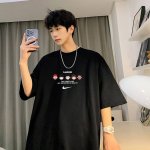 上新 Nike 耐克致青春灌篮高手印花短袖T恤，湘北五虎 樱木，流川枫，三井，宫城，赤木 卡通印花，男女同款，Ins小红书叫你搭配上身，夏季新品首发，版型宽松，