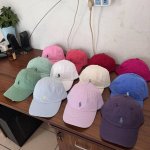 50色齐发，同步1比1！Ralph Lauren 拉夫劳伦男女同款 经典款棉卡其布棒球帽遮阳帽！ 纯源订单！支持任何检测！全帽高精准刺绣工艺！内里包边包条 带有