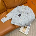顶级版本270【Lv小花字母牛仔外套】 24Ss新款Louis Vuitton路易威登Tyler联名系列！Monogram满幅Logo提花彩色小花字母老花牛仔外