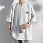 上新 Mlb Ny 洋基队海外限定短袖T恤，男女同款，Ins小红书教你搭配上身，春秋新品首发，版型宽松，修饰脸型且舒适有型，近年来深受欢迎的风格，细节无敌，大方