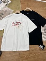 高品质 得物 1.1 arcteryx鸟家年度最优质的三色发泡浮雕印花短袖 260克人体舒适最佳克重 无与伦比的发泡工艺 还有小红书超级爆的流量加持 秒杀所有夏
