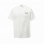 9016# 顶级版本 官网品质 -Arc’Teryx 始祖鸟 Logo印花圆领短袖T恤 -购入原版开模打造，定制侧标，下摆双窄针平车，细节决定成败 Os落肩版型