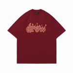 Y12 Drew 火焰短袖T恤 码数：S-Xl 颜色：酒红