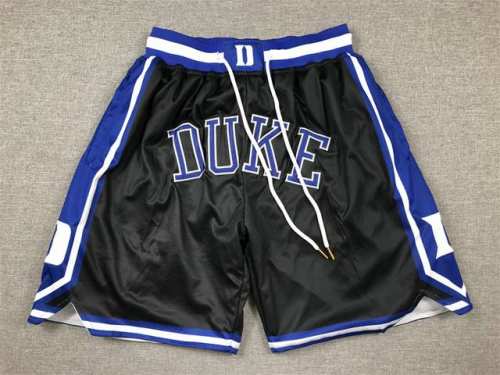 款号K112 顶级刺绣版本 杜克刺绣口袋裤篮球短裤 Just Don Nba 球队球裤系列单品 -定制优质网眼布面料，Dri-Fit 技术导湿速干， 防静电处理