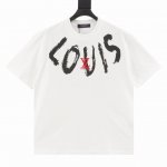 100 lv路易威登 草写Logo刺绣短袖 size：Xs-Xl