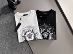 Versace 范思哲 2025年春夏新品上新 三标齐全 冰潮棉圆领短袖T恤 好货不用过多介绍 看细节 专柜码数 M-Xxxl 175 140建议L